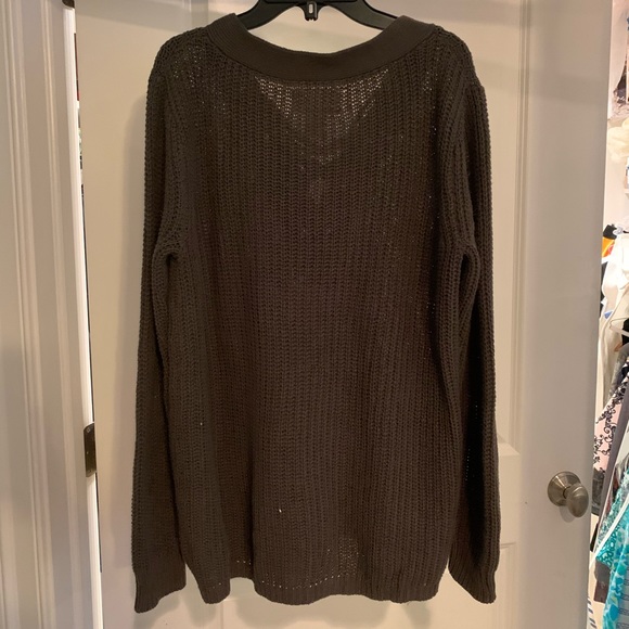 Ruby Moon Army Green Top/Sweater (Medium) - Picture 2 of 4